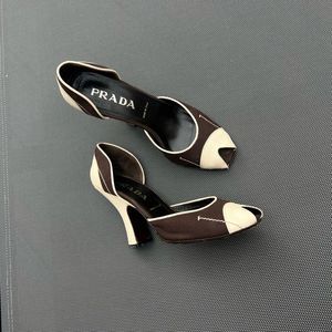 Vintage PRADA Peep-toe Heels